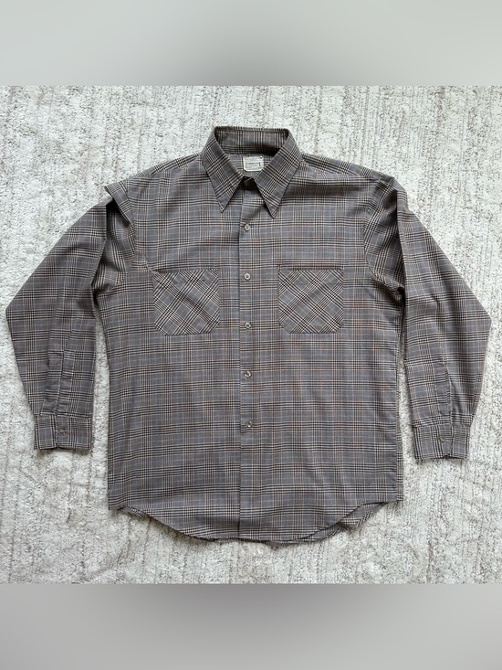 jcpenney Other - Vintage JC Penny Button Down Long Sleeve Shirt Men’s Large 16-16 1/2 Plaid